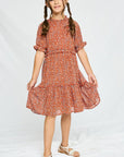 The Autumn Floral Tween Dress