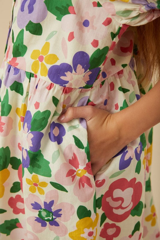 Camilla Floral Tween Dress