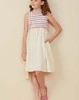 Cotton Candy Knitted Tween Dress