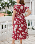 Josephine Floral Print Dress - Curvy