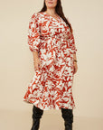 Jessie Midi Dress - Curvy