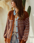 Nelly Striped Cardigan