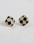 Chessboard Inspired Earrings