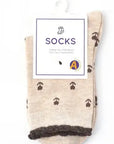 Floral Lace Trim Socks · Cream