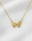 18K Gold Plated Butterfly Necklace