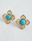 Filigree Flower Earrings