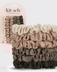 Ultra Petite Satin Scrunchies 6pc