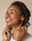 Satin Heatless Curling Set in Charcoal