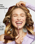 XL Satin Heatless Curling Set in Chocolate