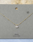 Oval Pendant Necklace