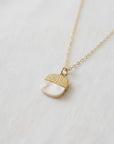 Shell-Style Necklace with Vintage Charm