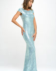Margot Sequin Dress・Sage