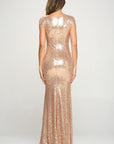 Margot Sequin Dress・Champagne