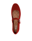 Zobia Knit Ballet Flats  ・Red