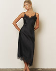 Midnight Ebony Lace Dress