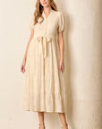 Buttercream Tiered Dress - Curvy