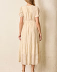 Buttercream Tiered Dress - Curvy
