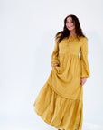 Reverie Balloon Sleeve Maxi Dress