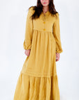 Reverie Balloon Sleeve Maxi Dress