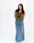 Giani Denim Maxi Skirt