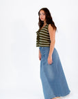 Giani Denim Maxi Skirt