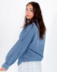 Aelia Denim Button-Up