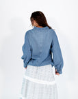 Aelia Denim Button-Up