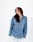 Aelia Denim Button-Up