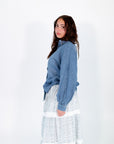 Aelia Denim Button-Up