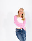Etna Raglan Top・Pink
