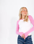 Etna Raglan Top・Pink