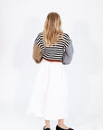 Aria Color Blocked Knit Sweater