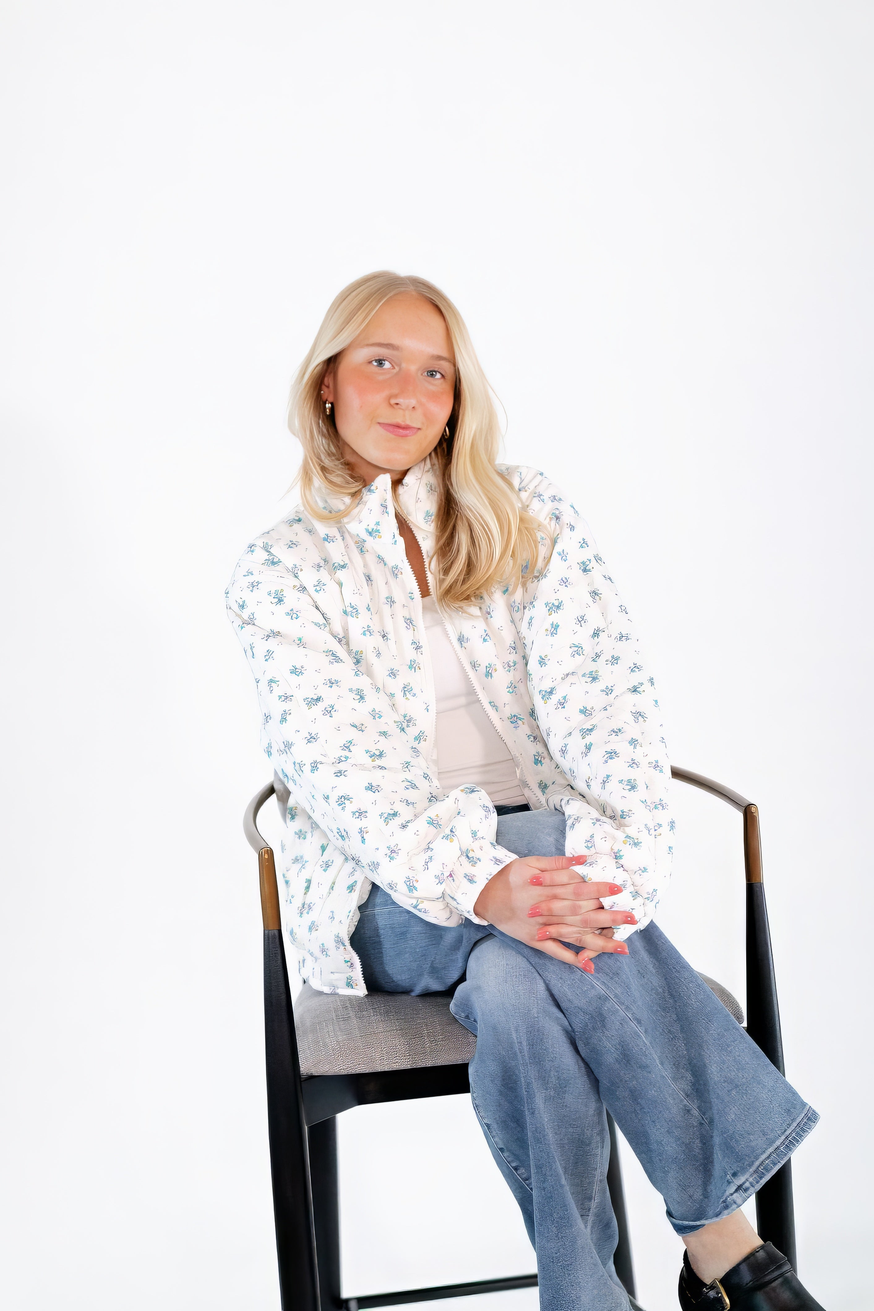Crosbie Floral Puffer Jacket