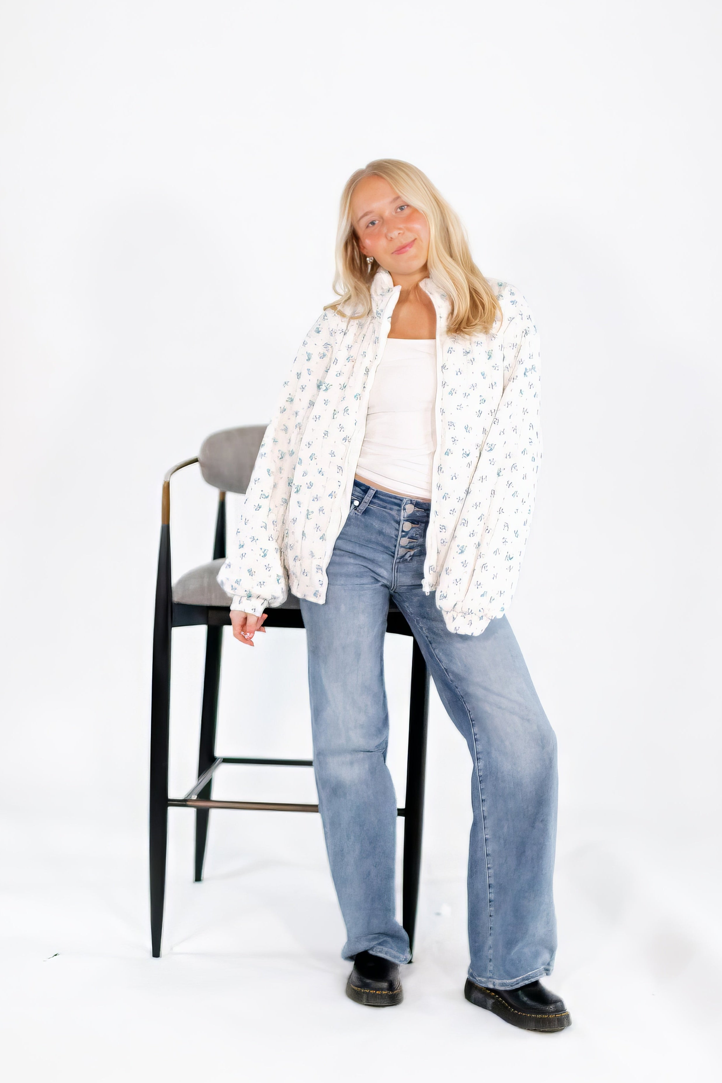 Crosbie Floral Puffer Jacket