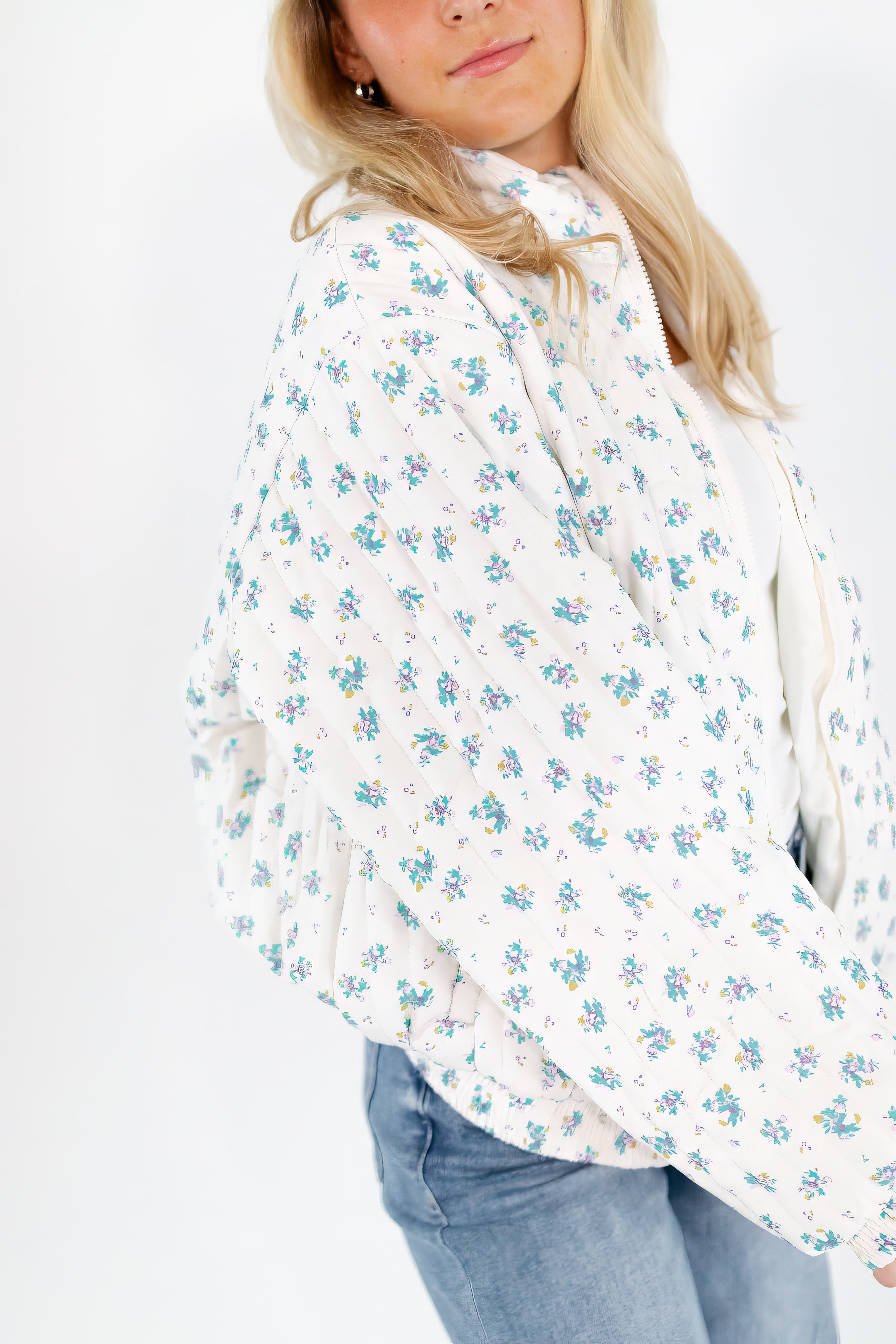 Crosbie Floral Puffer Jacket