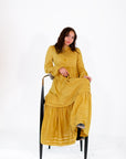 Reverie Balloon Sleeve Maxi Dress