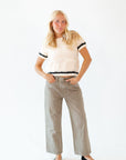 Eloise Olive Straight Leg Pants