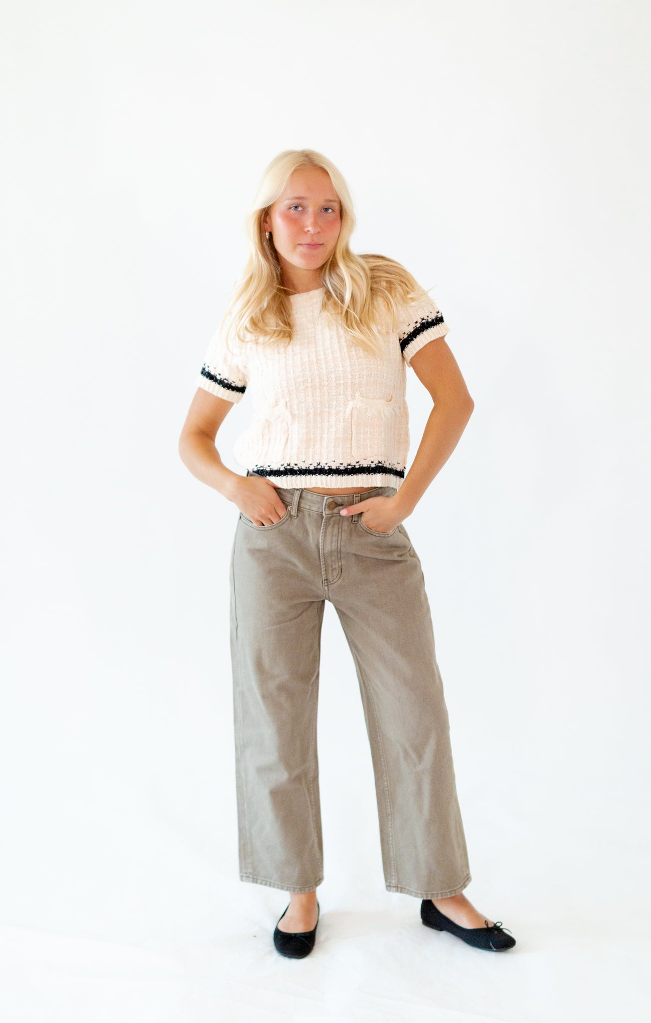 Harmony Tweed Top