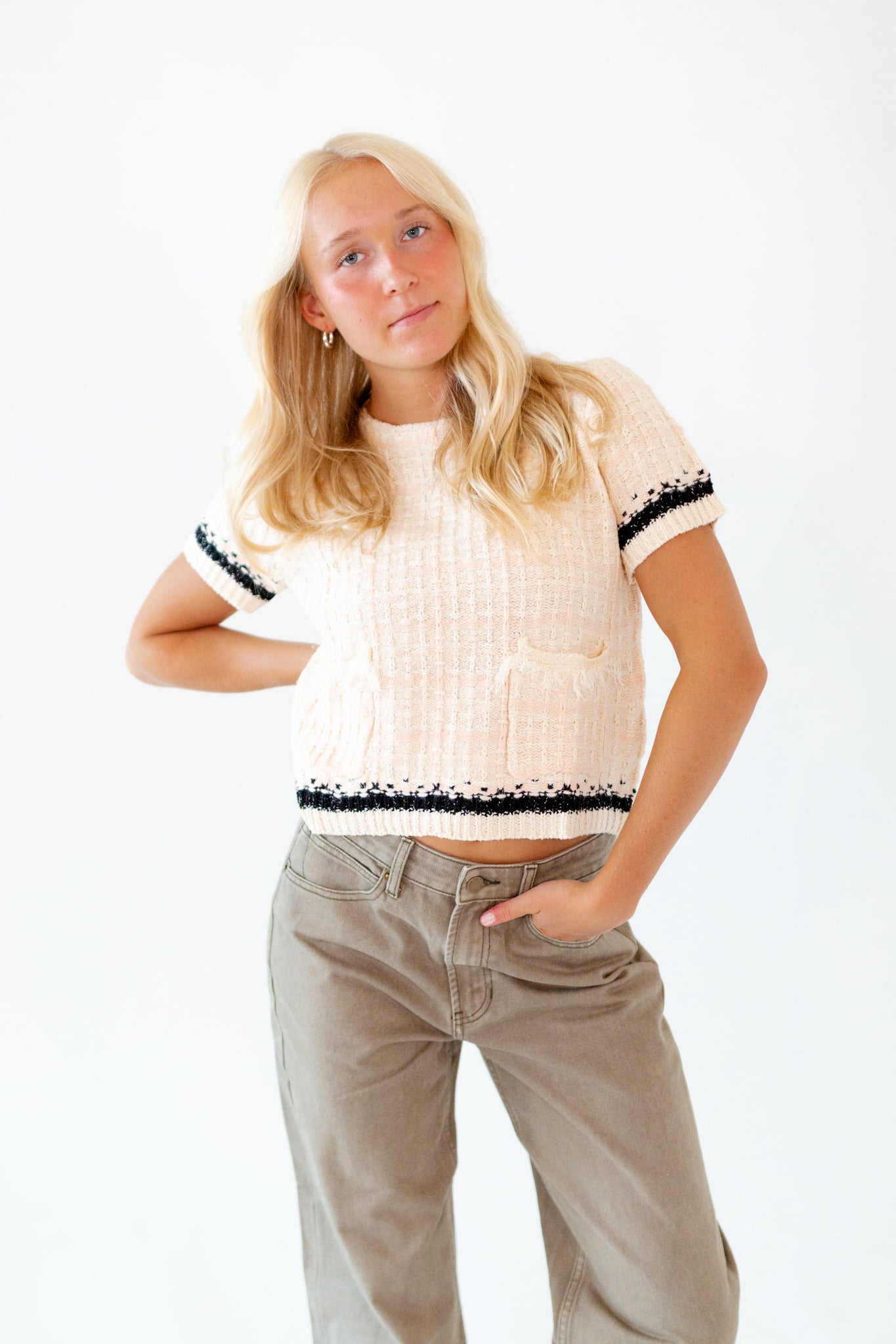 Harmony Tweed Top