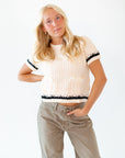 Harmony Tweed Top