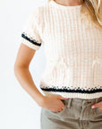Harmony Tweed Top