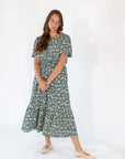 Jade Floral Midi Dress