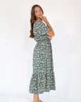 Jade Floral Midi Dress