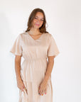 Stine Champagne Dress