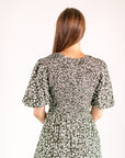 Adrienne Floral Dress・Olive