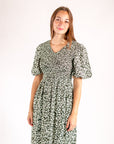 Adrienne Floral Dress・Olive