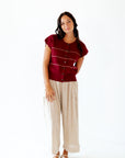 Ryland Smocked Waist Pants