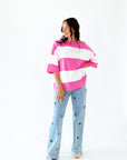 Mila Oversized Striped Tee