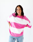 Mila Oversized Striped Tee
