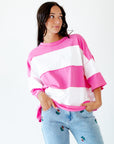 Mila Oversized Striped Tee